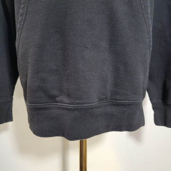 Fly Racing Snow Primary Woman's Small Black White Print Hooded Hoodie - Picture 8 of 12